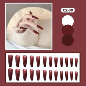 Buy 4get 1 free Beautiful Press-on Nails for women